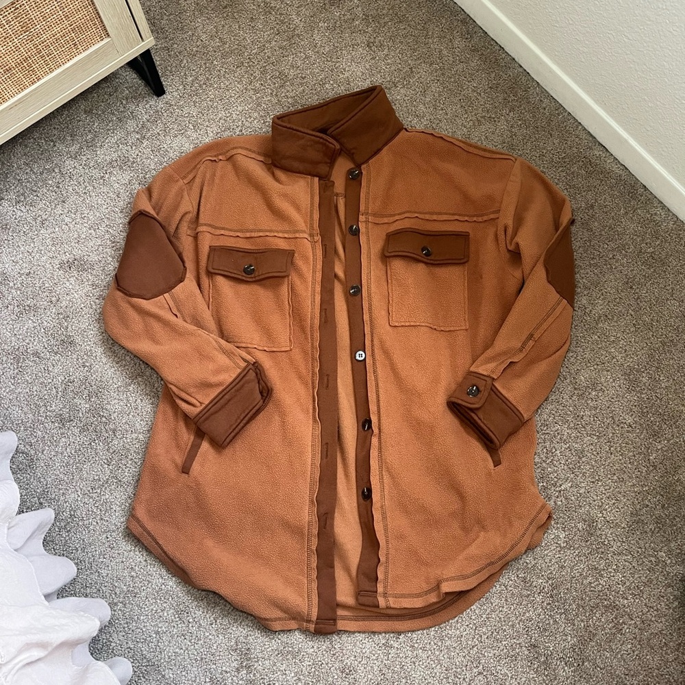 Wild Oak Boutique Brown Shacket